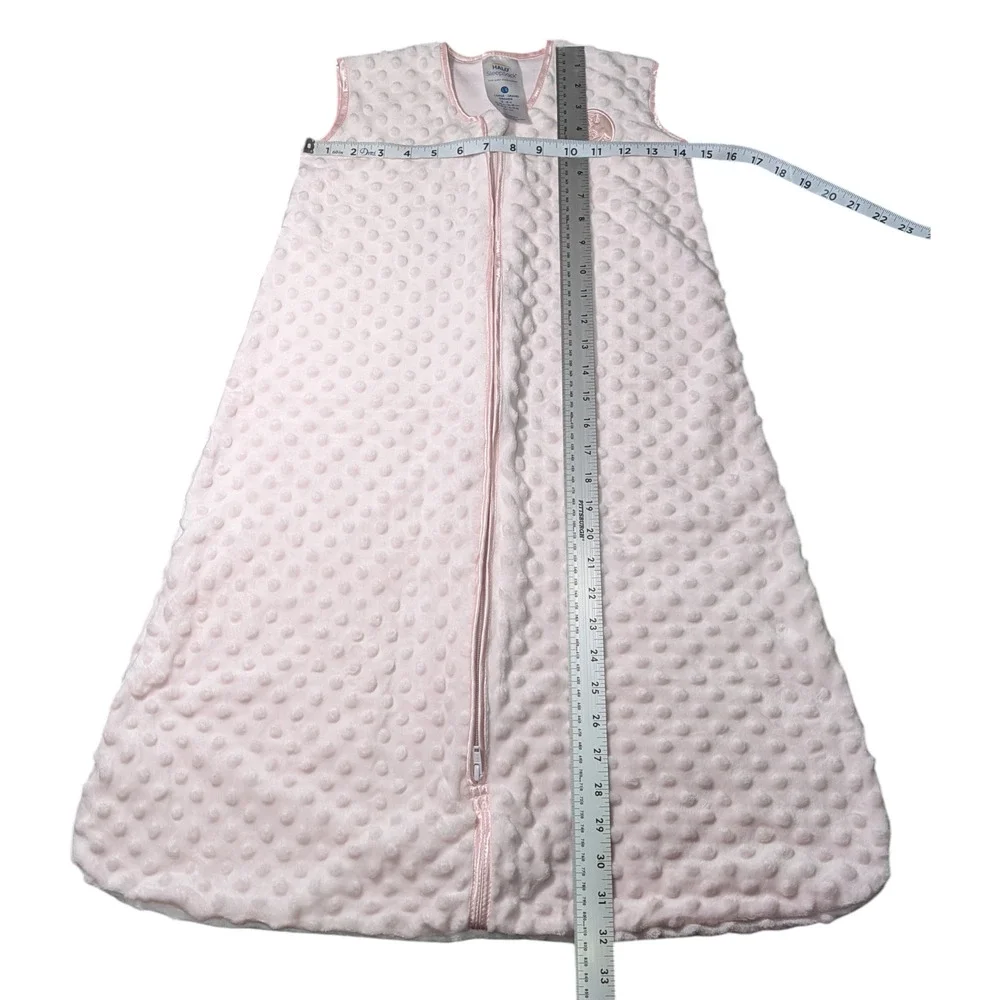 HALO SleepSack Wearable Blanket In The Plushy Dot Velboa Style Size L 12-18m - Picture 2 of 6